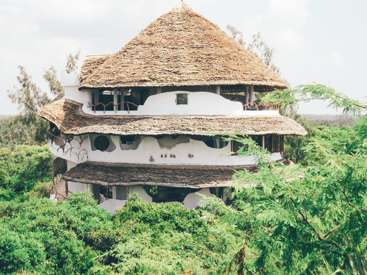 Treehouse Watamu aerial view