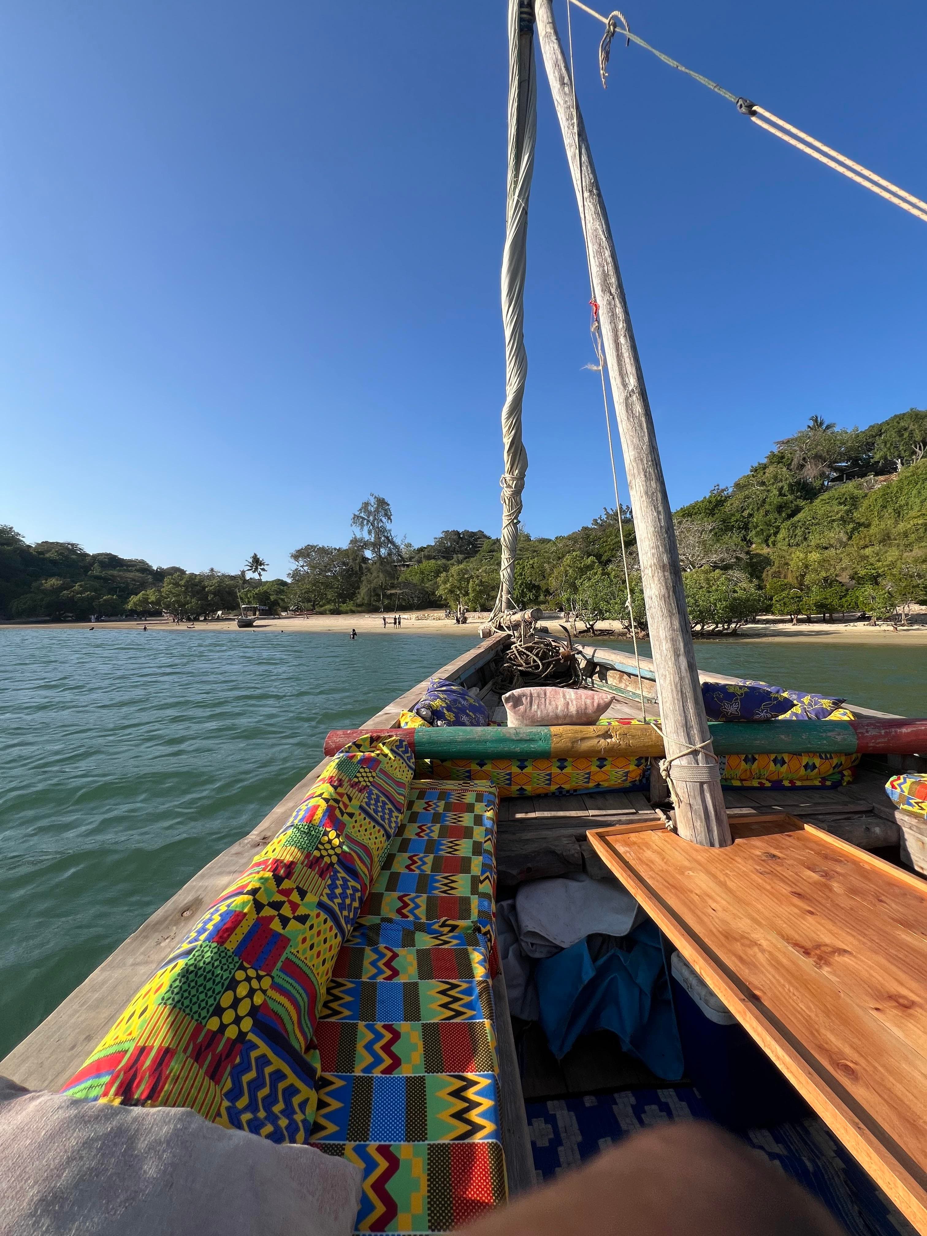 dhow at sunset kilifi