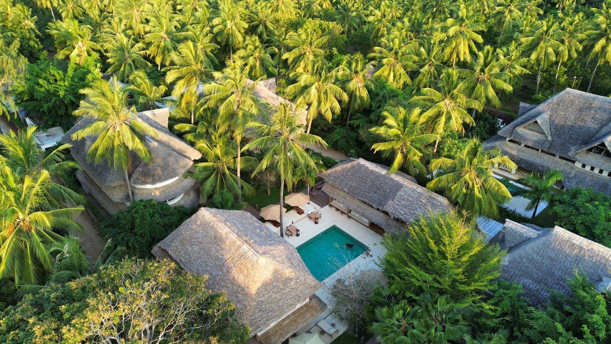 Palm Garden Boutique Hotel aerial view