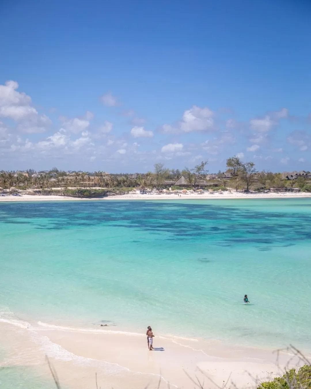 Watamu in the dry season, calm blue water love island beach Klickenya